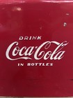 Coke Drink Coca-cola Tall Cooler Ice Chest No Tray Action Mfg Bottles Sign Soda