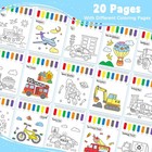 Socoler Paint With Water Coloring Books For Kids   Toddlers Boy-traffic Traffic