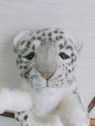 Hansa Snow Leopard Puppet Fluffy Plush Toy Kids Toy Used