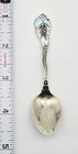 Vtg Los Angeles Sterling Silver Colorful Flower Enamel Dematisse Spoon - 9 4g