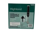 Highland Handheld Immersion Mixer Blender   3 Accessories In Black   Stainless