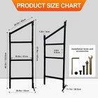 Shipping Container Shelving - Adjustable 3 Tier Industrial Cargo Storage Brac   