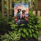 German Shorthaired Pointer Two Hearts Flag Garden Size Dac4645gf