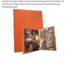 Aozznest Puzzle Storage Folder 20 Pocket Organizer Jigsaw Case
