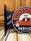 Volkswagen Service Flange Sign Parts Bug Passat Vr6 Vw Vintage Style Wall Decor