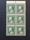 Scott   331a  Mnh  Booklet Pane   2024 Scott Catalogue Value   300 00