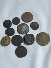 Antique Lot Of  Mixed 11  Middle East Coins 