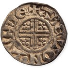 1213-1215 1 Penny John Lackland England Class 6b1 Hammered Silver Coin 10c