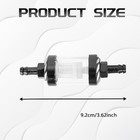 Fuel Filter  1 4 Inline Fuel Filter For Lawn Mower  Small Engine  Motorcycle  1 