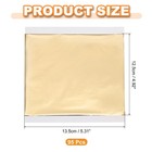 95pcs Imitation Gold Leaf Sheets For Gilding  5 3  X 5  Vintage Gold