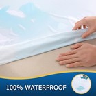 Twin Xl Waterproof Zippered Mattress Encasement  Breathable  Noiseless  Machine-