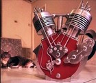 Engine Only    Decorative Full Scale Board Track Racer Indian Motor Hand Crafted