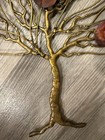 Vintage Brass   Copper Tree Metal Wall Sculpture 20  Tall 25   Wide 