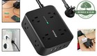 Power Strip Surge Protector Usb-c 8 Outlets Wall Mount Overload Protection