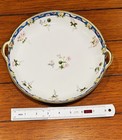 Antique Nippon Hand Painted 2-handled Cake Plate