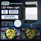 14  Led Studio Lights   60w Photography Lighting Kit   2800-6500k Dimmable Photo Vid