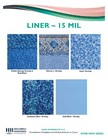 Riverstone Heavy Gauge Above Ground Unibead Pool Liner By Swimline