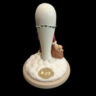 Santa Cookie Stamp Brown Bag Cookie Art Christmas 1995 Vintage