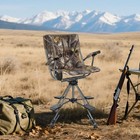 Portable Hunting Chair Swivel Camo Hunting Chair Folding Chair Adjustable Leg