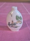 Vintage Chinese Hand Painted Snuff Bottle Scenic Story Cultural Porcelain Bottle