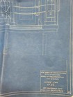 Vintage New York City Transit System Railroad Trolley Blueprint Hose Car 34x58