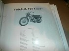 Vintage 1965 Yamaha Motorcycle Parts List Manual  Ydt1 250cc