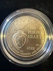 2022-w  5 National  purple Heart  Hoh Commemorative Gold Coin Gem B u  Ogp W coa