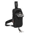 New Tumi Alpha 3 Compact Sling Black Durable Nylon Shoulder Bag Outlet Prodcut