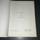 They All Laughed 1979 1st Draft Script Audrey Hepburn Bogdanovich John Ritter