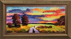  into The Sunset  16 x 32  The Original Oil   Painting By Alexander Antanenka