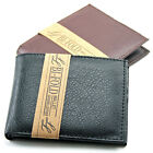 New Mens Slim Thin Bifold Genuine Leather Wallet Id Credit Card Billfold Holder