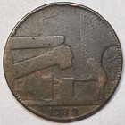 1788 John Wilkinson Iron Master Conder Token Very Good Vg Coin  20394
