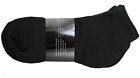 New 3-12 Pairs Men Black Ankle Quarter Crew Socks Cotton Sports Athletic Low Cut