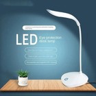 Led Desk Light Dimmable Bedside Reading Night Lamp Usb Rechargeable Touch Sensor