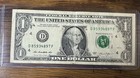 2013  1 Dollar Bill Note Ink Well Contamination Error Serial Number