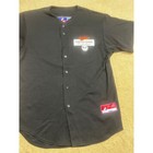 Majestic Miller Genuine Draft Light Black Baseball Jersey Men s Large