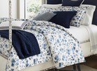 Ralph Lauren Adelaide Floral Euro Sham 1    Blue white