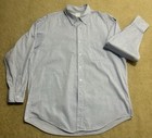 Vintage Brooks Brothers Pinpoint Oxford Ocbd Shirt Mens 16 5-4 Blue Ls Usa