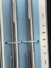 Vintage Cross Century Chrome Pen   Pencil Set W  Box Since 1846 Set  3501 Chrome