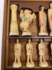 Beautiful Anri Toriart Chess Set Charlemane White black Wood Case Lightly Used 