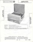 1957 Columbia 522 524 527 Record Player Changer Amp Photofact Manual Schematic