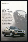1989 Toyota Camry Ride Great Indoor  Citicorp Americans Want To Survive Print Ad