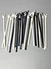 Vintage 1970 s Playboy Bunny 8  Swizzle Sticks  Cocktail Stirs  Set Of 22  Black