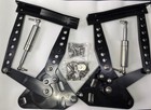 For 1967-72 Chevy Gmc Truck Pickup C10 20 K10 K20 Black Billet Hood Hinges Pair