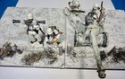 King  country 54mm Ww2 Ws18 w  German Winter Park 40  Crew 4 Figs  2001 Pre Oop