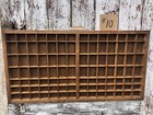 Hamilton Wooden Printers Drawer Letterpress Printer Tray Typeset Squares  10