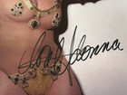 8 5  X 11  Print Of Madonna Hand Signed Autographed Retro Vtg Pic Picture Read