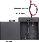 2pcs D Size Battery Holder 2 Slot D Cell Battery Holder 2x1 5v 3v D Size Battery