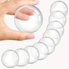 Door Knob Wall Protector Rubber Stopper Self Adhesive Handle Bumper Guard - 6pcs