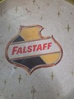 Vintage Falstaff Metal Beer Serving Tray  Some Scuffs From The Years  Nice Decor